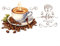 Cafe Aesthetic - Calcomanías de vinilo para taza de café para decoración elegante del hogar