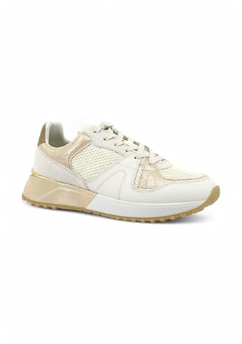 Michael Kors Damen Jaime Sneaker, cremefarben, 38 EU