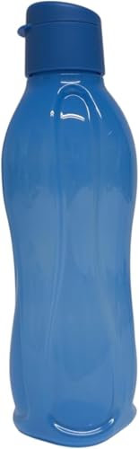 Tupperware to Go Eco 1000ml Eco Easy Flip Top Trinkflasche EcoEasy für Kohlensäure XL 1 Liter (blau)