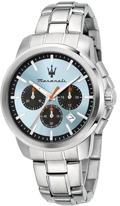 Maserati Herrenuhr aus Stahl, Chronograph, Analog, 42 mm, SUCCESSO-Kollektion - R8873621044