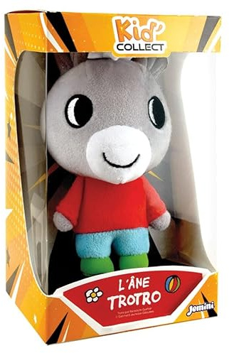 Jemini | Trotro Plüschtier 13 cm | Kollektion Kid'Collect | Trotro weich und lustig | Plüsch zum Sammeln | Französische Marke | lebendige Farben | herzerwärmender Begleiter | Geschenkidee für Kinder