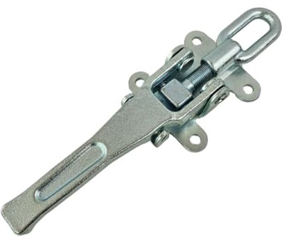 Safetytex Bordwandverschluss verstellbar mit Langgriff – Exzenterverschluss aus verzinktem Stahl – Sicherungselement – Für Anhänger, LKW & Transportbehälter – ca. 270 mm (1 Stück)