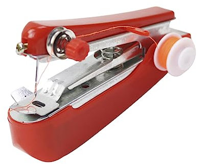 Máquina de Coser Mini Portátil Multifuncional para Hogar Manual para Emergencias Hilo Aleatorio