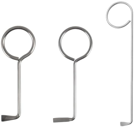 3 Stück Universal Dietrich Set zum Öffnen der Tür, Tragbares Türöffnungswerkzeug aus Edelstahl, Buntbartschlüssel Lock Picking Tool Set, Profi Öffnungs Werkzeug Dietrich Schlüssel