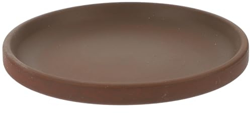 YARNOW Sottovaso in Ceramica Resistente per Vasi Rotondo Piatto Antigoccia per Fioriere e Piante Sottovasi per Bonsai e Piante Grandi Protezione Superfici Interni ed Esterni