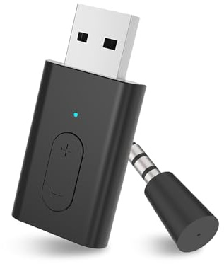 eppfun Bluetooth 5.3 Audio-Adapter für PS5, 24Bit/96kHz APTX-Adaptive Audio Sender Dongle, kompatibel mit PC/Mac (nur Audio)