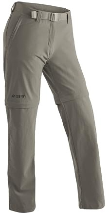 Maier Sports Nata 2, Damen Wanderhose, Wasserabweisende Zipp-off-Hose