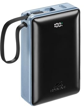 RIVACASE VA1097 Turbo Powerbank 20000 mAh, 65W, dunkelgrau