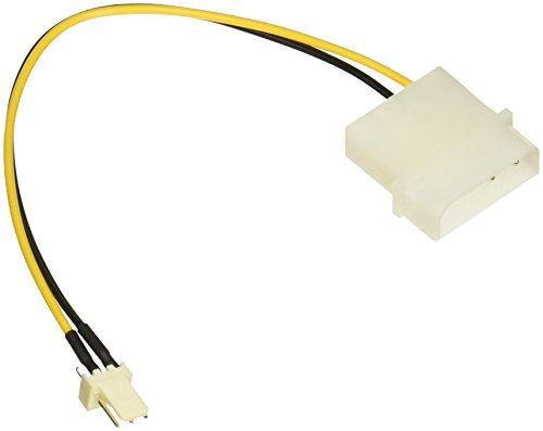 C2G 27077 3-Pin Fan to 4-Pin Power Adapter Cable (6 Inch)