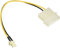 C2G 27077 3-Pin Fan to 4-Pin Power Adapter Cable (6 Inch)