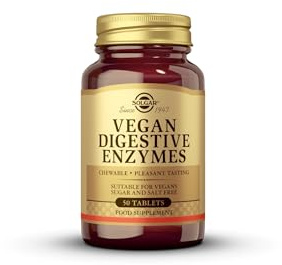 Solgar Vegetarian Digestive Aid 50 Tablets | Natural Digestive Enzyme Support - Promotes Healthy Digestion - Vegetarian & Gluten Free Formula