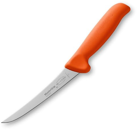 F. DICK Ausbeinmesser, Semi-Flex, Metzgermesser MasterGrip (Messer mit Klinge 15 cm, X55CrMo14 Stahl, nichtrostend, 56 HRC) 82882151-53 - Orange
