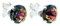 pewterhooter Women 925 Sterling Silver Crystal Stud Earrings (Volcano Crystal)