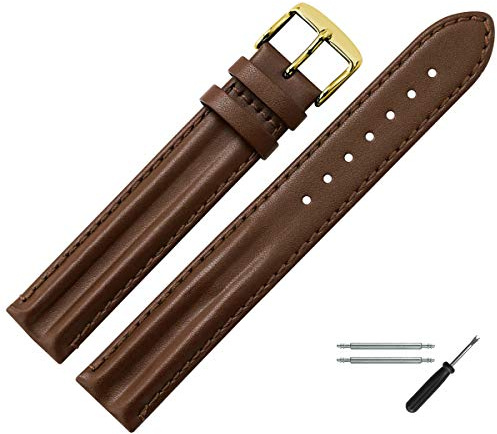 MARBURGER Uhrenarmband 20mm Leder XL - Werkzeug Montage Set 68320