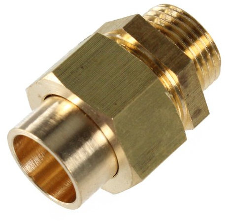 Arcanaute - Raccord laiton à souder - Raccord union 3 pièces 341 GCU mâle 11/2 (40/49) - Tube Cuivre Ø42 -