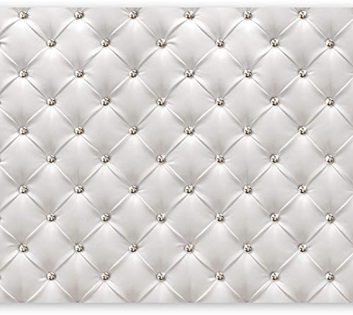 murando - Vlies Fototapete Blumen Leder-Optik Abstrakt Vlies Tapeten Wandtapete XXL Moderne Wanddeko Design Wand Dekoration Wohnzimmer Schlafzimmer Büro Flur
