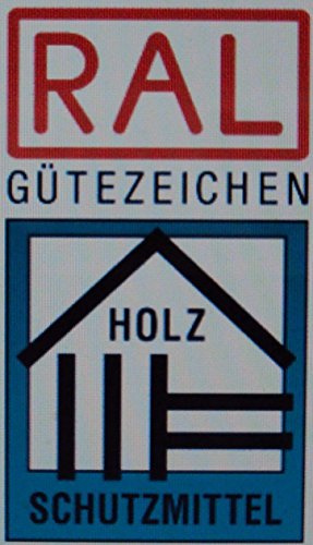 Farben-Budimex Profi Industrie Aqua Holzschutzlasur mit UV-Schutz/Palisander 5 L/Holzschutzlasur auf Wasserbasis, Speziallasur v. Holzfachhandel für Hölzer im Innen- u. Aussenbereich