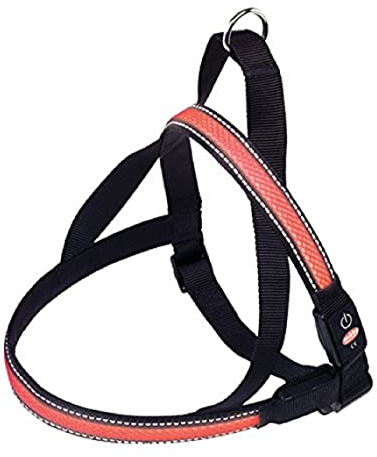 Nobby Norwegergeschirr FLASH MESH, rot L: L: 70-85 cm + 52, B: 30 mm, 1 Stück