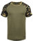 Solid SDCahil Herren T-Shirt Kurzarm Shirt mit Rundhals-Ausschnitt Camouflage-Muster Baumwollmischung Regular fit, Größe:L, Farbe:Dusty Oliv (3784)