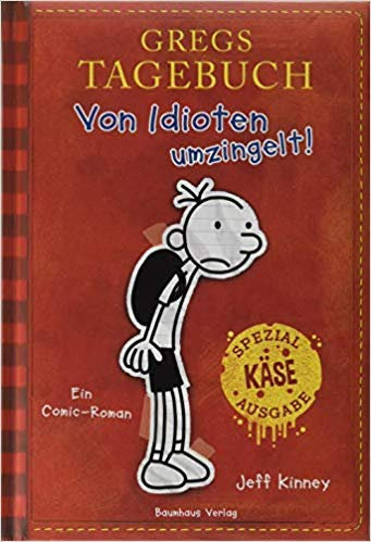 Geschenkidee Jeff Kinney Greg's Tagebuch Reihe (Band 1 - Spezial Käse Ausgabe)