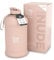 The Gym Keg 2.2 L Sports Water Bottle - Gym Water Bottle with Neoprene Insulating Sleeve - Large Drinking Bottle with Screw Cap - Portable Fitness Bottle with Easy to Carry Handle - Bare Nude