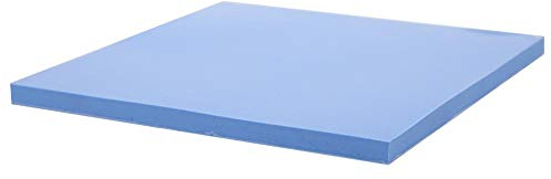 Coussin Thermique en Silicone 100x100x5mm 1,5 W/m·K Haute Conductivité pour Dissipation Thermique de CPU Refroidissement Efficace Ordinateurs Gaming et Systèmes Électroniques