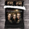 NICHIYO The Vampire Diaries Bettwäsche-Set - Bettbezug und Kissenbezug, Mikrofaser, 3D-Digitaldruck dreiteiliger Bettwäsche (12, Einzelbett 135 x 200 cm)