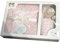 various Manta Burbuja y Dou Dou Osito Manta extrasuave + doudou Osito Tacto Aterciopelado, Set de Regalo Bebe, Lavable, Textura en Relieve (Rosa)