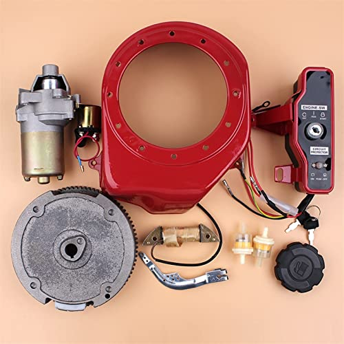 Kit de motor de bobina de carga de interruptor de volante de arranque eléctrico para GX160 GX200 chino 168F 5.5HP generador de motor de 4 tiempos