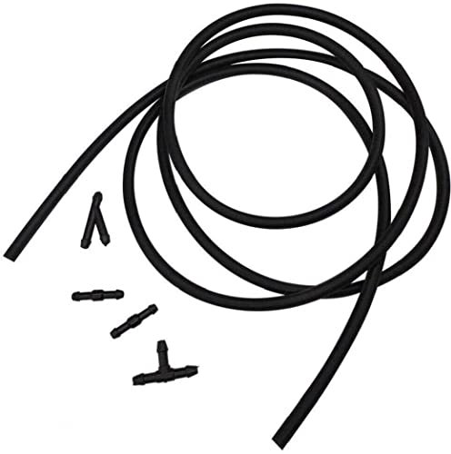 Kit de Tuyau de Lave-Glace de Voiture, avec connecteur de Tuyau, Tuyau de Pare-Brise Universel, Tuyau de Lave-Glace, Tuyau de Tube, Buses de Pompe de Voiture Durable Design