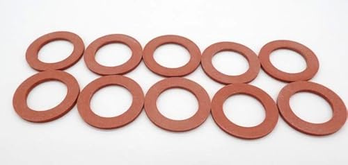 20 Stück Silikon M14 42 mm x 15 mm x 2 mm Manufaktur Martinshof Unterlegscheibe Unterlegscheiben Beilagscheiben U-Scheibe Scheiben Karosseriescheiben Distanzhülsen Distanzstücke Rund Hülsen