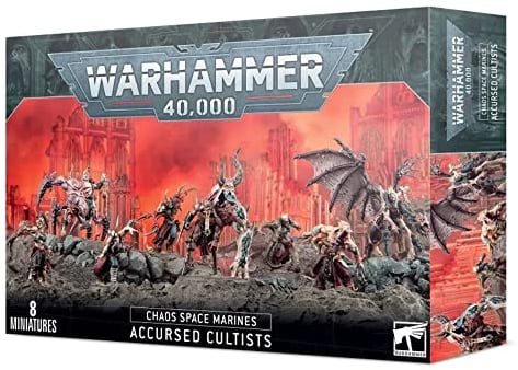 Games Workshop Warhammer 40,000 - Chaos Space Marines: Accursed Cultists