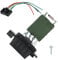 Heart Horse Car Heater Motor Fan Blower Resistor with Plug Connector for Fi-at Doblo Ducato Grande Punto Linea Punto Evo Qubo Vauxhall Corsa Alfa Romeo Mito 13248240 77364061 6450XR