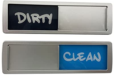 Advanced Dishwasher Magnet Clean And Dirty Sign Indicator For Dishwasher Scratch Frees Easy To Read Solid Slide For Replacing Signs Simple And Convenient Design Wall Letter Decals for (A, One Size)