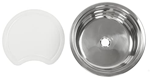 Ensemble de Planche à Découper pour évier, évier de Camping-car intégré Robuste en Acier Inoxydable, Pratique pour l'hôtel pour la Maison