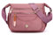 FANDARE Ultraléger Sac bandoulière Femme Sac Besace Sac Porté épaule Sacs à bandoulière avec bandoulière Large réglable Sac d'épaule pour Voyage Sling Crossbody Bag Sacoche Messenger Violet