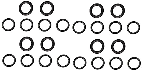 SOLUSTRE 24 Stk Fahrradscheibenbremssattel O-ring Fahrrad-bremssattel-kit Bremssattelmanschette Bremssattel Dichtsatz Ar-teile-kit Bausätze Kolbendichtung Des Bremssattels Zubehör Bremse