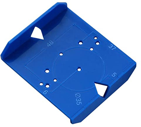 Veemoon Scharnierlochsäge Anleitung zum Bohren von Scharnierlöchern verdeckte Scharnierbohrung Küchenschränke Router-Vorlagen für die Holzbearbeitung Scharnierlehre Fräse