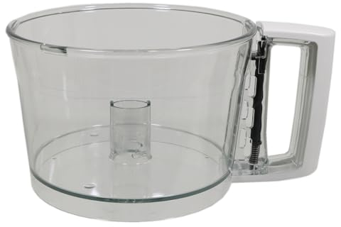 SPARES2GO Main Mixing Bowl for Magimix Compact 3200 3200XL 3150 Food Processor (White Handle)
