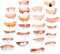 MOLUCKFU 24pièces Dents De Halloween Dents Laides Fausses pour Fête Accessoires De Déguisement Et Jouets De Farce Prothèses De Vampire Et Zombies