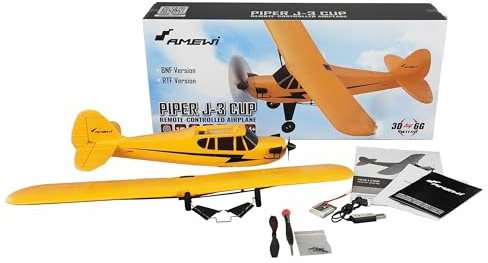 Piper J-3 Cup mit Gyro 3-Kanal BNF gelb