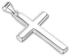 SILBERTALE Charms 925 Sterling Silber Kreuz Anhänger Passen Ketten Armband Anhänger Schmuck Geschenk für Kommunion Konfirmation Taufe