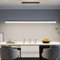 Mikeru 150CM Modern Linear Pendant Light with Remote Control, 10%-100% Dimmable Lighting Chandeliers, Fixture 1.5m Adjustable Cords for Dining Room Kitchen Island Living Restaurant Office