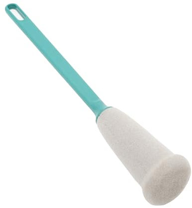 AG Daily Sponge Top Long Handle Silicone Bottle Brush Cleaner for Glassware, Sports Bottles, Shakers, Baby Bottles and Narrow Neck Tumblers (Green)