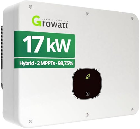 Growatt Wechselrichter 17kW MID 17KTL3-XH Hybrid 3-Phasen WiFi mit 3 MPPT Trackern