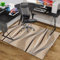 Gaming-Stuhl-Teppichunterlage rutschfest Kratzfest Schreibtischstuhl Bürostuhl Unterlage Teppich Bodenschutzmatte Großer Rutschfester Stuhlmatte Für Parkett Laminat Teppiche & Büro 120 x 150 cm