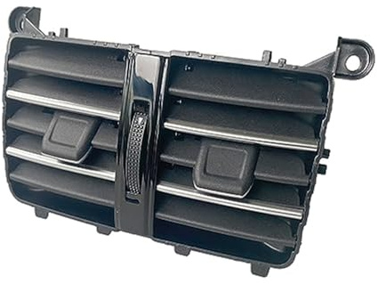 JUNPIY Hinterer Innenraum-AC-Luftauslass, glänzend schwarzer Grill, for VW, for Passat, B8 Variant, for R-Line, 2016–2023 CC 2018–2024 3G0819203A Auto-Lüftungsgitter