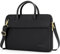 RAINYEAR 14 Inch Laptop Sleeve Shoulder Bag Compatible with 13-14 Macbook Notebook Computer Chromebook, Polyester Messenger Bag Carrying Case Briefcase with Handle & Shoulder Strap, Black