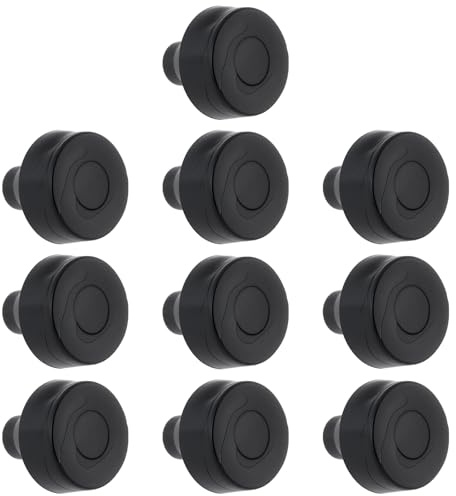 Briny River 10pcs Coussinets de Pare-Chocs en Caoutchouc à Enfoncer pour Voiture 5/16 x1/2 x3/16 pour Voitures Anciennes Vitres Camions Capots