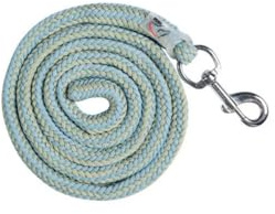 HKM Catherine Strick mit Karabinerhaken, Grün/Mittelblau, 180 cm